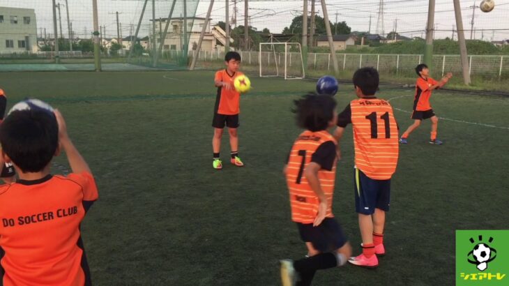7種類のコーディネーショントレーニング Do soccer club【少年サッカー練習メニューウォーミングアップ】