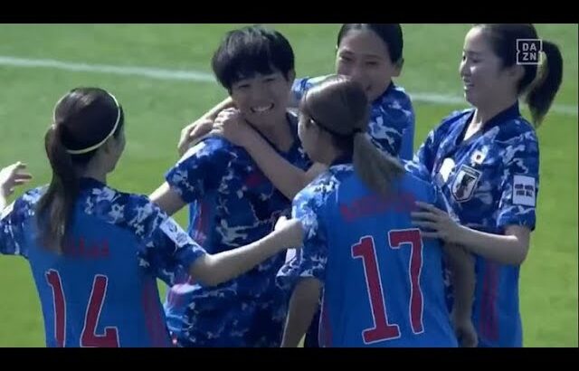 開始32秒！植木理子の先制ゴールをキックオフからノーカットで｜日本×韓国｜AFC女子アジアカップ｜2022
