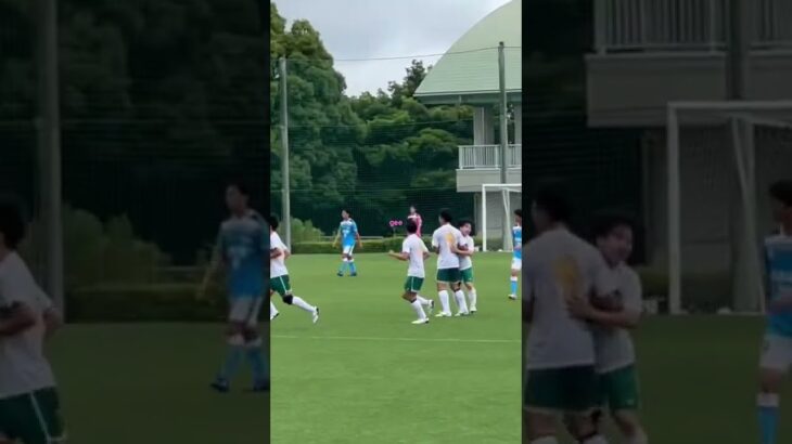プレミアリーグ静岡学園vsジュビロ磐田U18 高橋のシュートが決まる