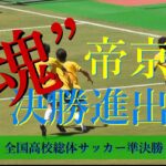 帝京高校 vs 昌平高校  準決勝 ゴールシーン【高校総体サッカー男子 2022 】