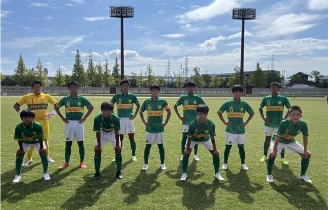 [総体東海大会] 静岡学園中学校(緑) vs 帝京大学可児中学校(赤)