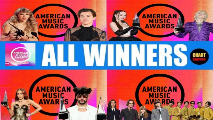 AMA 2022 – ALL WINNERS | 2022 American Music Awards | ChartExpress