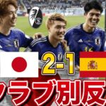 【海外の反応】日本代表がスペインに勝利し、16強進出！選手の所属クラブごとの反応の差まとめ。【Part1】