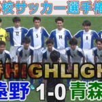 【決勝ハイライト】青森山田 vs 遠野 高校サッカー選手権2023
