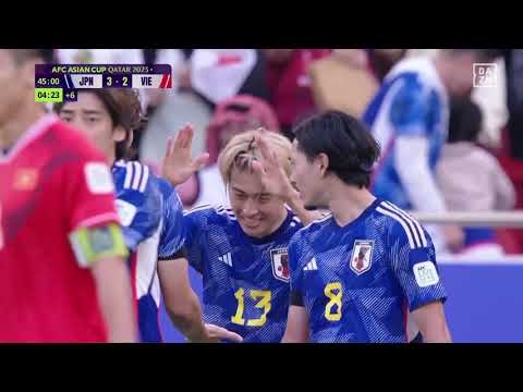 【速報】日本が再度勝ち越し！中村敬斗のゴラッソが飛び出した！！｜AFCアジアカップ 日本×ベトナム