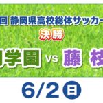 第72回 静岡県高校総体サッカー 決勝 「静岡学園 vs 藤枝東」