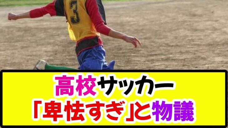 【賛否両論】高校サッカーでゴールキーパーがボールを置いた瞬間、相手が後ろから走ってきてボールを奪いシュート→「卑怯すぎ」と物議に《なんj反応集》