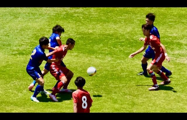 流経大柏 vs 日体大柏　令和６年度 千葉県高等学校総合体育大会（インターハイ）男子サッカーの部 準決勝