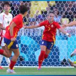 【サッカー女子】スペインの見事の崩しが見事 カルデンティ技あり逆転弾｜パリオリンピック 女子サッカー グループC 日本 vs スペイン