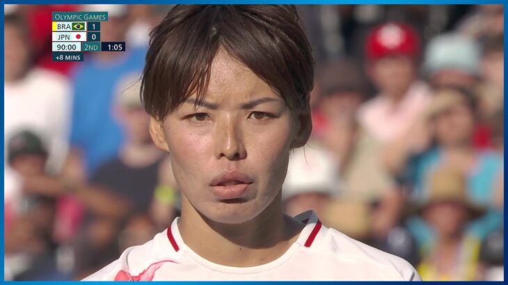 【サッカー女子】なでしこPK獲得！ アディショナルタイムに同点に追いつく｜パリオリンピック 女子サッカー グループC 日本 vs ブラジル