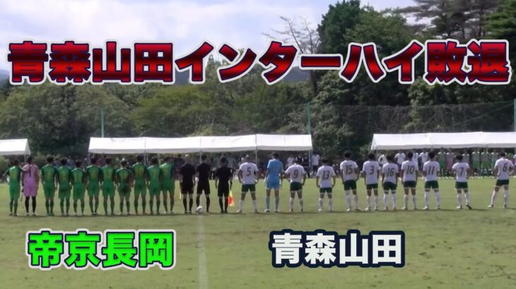 青森山田VS帝京長岡　ハイライト　インターハイサッカー　高校サッカー