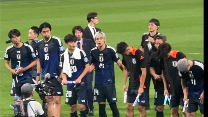 速報❗️ウィニングラン【サッカー日本代表】中国戦 2024/9/5