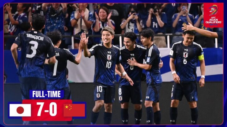 #AsianQualifiers – Road To 26 | Group C : Japan 7-0 China PR