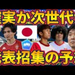 【日本代表メンバーの確実予想🆚未来志向予想】複数主力不在で試行と現実性の両立が必要なインドネシア&中国相手の2パターンな招集候補