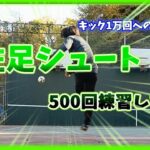 [1万回への道] オランダ6部をクビになったので下手すぎる左足シュート500回練習してみた