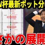 【サッカー日本代表】2030、34年W杯開催地が決定！そして最新ポット分けも発表、今後日本にとって脅威となる国とは！【海外の反応】