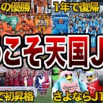 魔境J2から這い上がりJ1昇格を勝ち取った3クラブを徹底解説【Jリーグ】