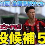 【全国高校サッカー選手権】注目選手を厳選して紹介