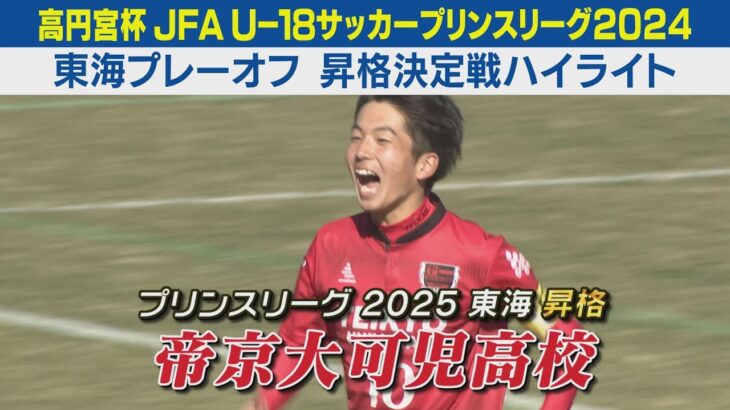 【ハイライト】帝京大可児vs東邦｜高円宮杯 JFA U-18サッカープリンスリーグ2024東海プレーオフ 昇格A決定戦