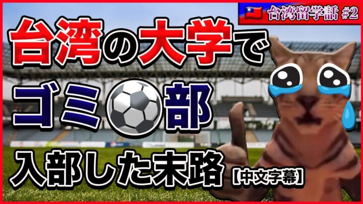 【台湾留学話】台湾の大学でゴミサッカー部に入部した結末【猫ミーム】