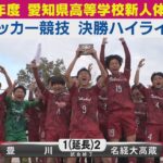 【決勝】豊川vs名経大高蔵 ハイライト｜令和6年度愛知県高等学校新人体育大会サッカー競技［高校サッカー愛知新人戦］