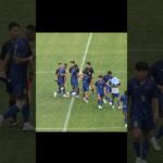 インターハイ千葉県予選決勝戦。試合終了。怒ってますね　握手拒否