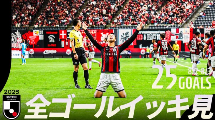 【週末のゴールをイッキ見！】明治安田Ｊリーグ 全ゴールまとめ【8月2日-3日】
