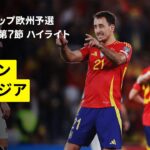【スペイン×ジョージア｜ハイライト】FIFAワールドカップ2026 欧州予選グループE 第7節 2025