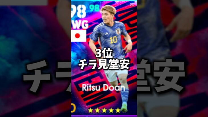 【最新版】最強堂安律ランキングTOP8 #shorts #efootball #イーフト #イーフットボール #イーフトアプリ2026 #堂安律