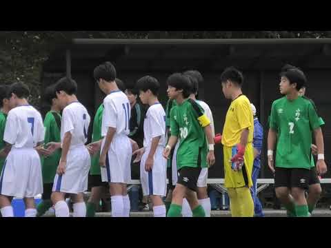 令和７年度 愛媛県松山市中学校新人体育大会 サッカー競技の部　決勝＝三津浜ｖｓ小野：１ｖｓ０　松山市北条スポーツセンター球技場：２０２５．１０．２０
