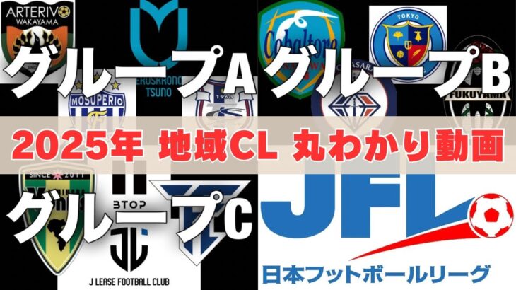 【優勝はどのチーム！？】2025年地域チャンピオンズリーグの全てが分かる動画