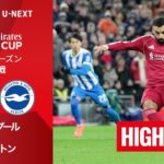【三笘薫が途中出場｜リヴァプール v ブライトン｜ショートハイライト】エミレーツ・FAカップ25/26 4回戦
