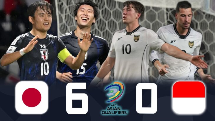 主将・久保建英が別格の10点満点評価！日本代表が帰化軍団インドネシアを6-0粉砕 🤯🔥❯ W杯最終予選 2025/6/10