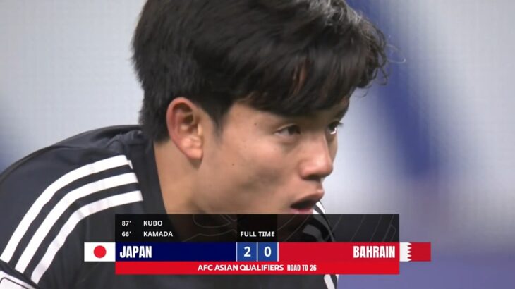 久保建英、“156億円の男”の異次元テクニックをアジアに証明！日本代表、世界最速でW杯出場決定！