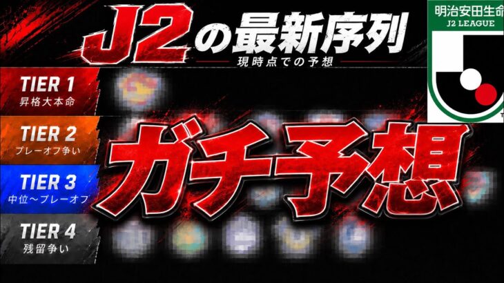 『ガチ予想』J2全チームの忖度なし総評！ #jリーグ #カターレ富山 #コンサドーレ札幌 #ベガルタ仙台 #湘南ベルマーレ #rb大宮アルディージャ