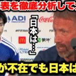元教え子の三笘薫選手が不在でも日本代表の強さを大絶賛するスウェーデン代表ポッター監督